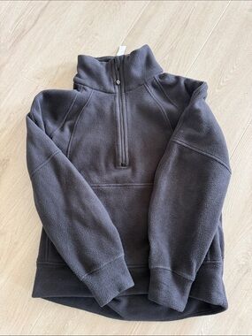 Lululemon Scuba Tumbled Fleece Funnel-Neck Half Zip